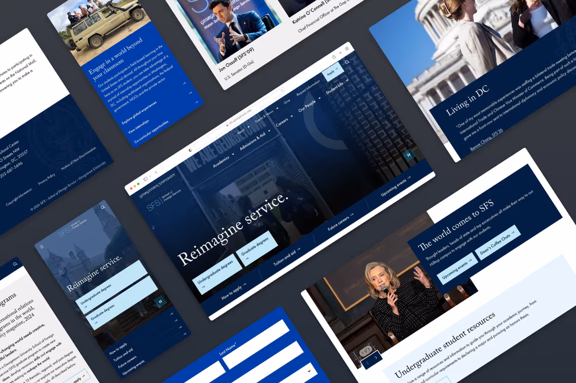 Georgetown University Events page